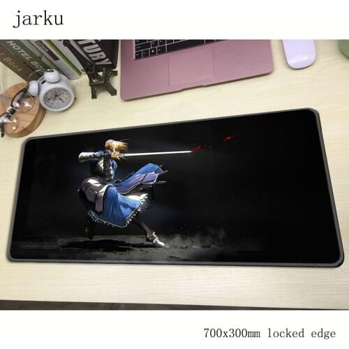 Fate Saber mouse pad gamer 700x300mm notbook mouse mat large gaming mousepad large Indie Pop pad mouse PC desk padmouse