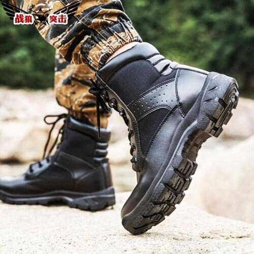 Summer High-Top Lightweight Combat Mens Military Fan Combat Special Forces Land Battle Mountaineering Desert Training Boots