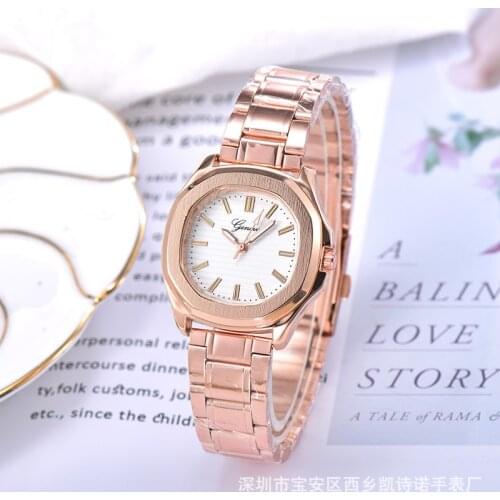 Fashion hundred set quartz watch net red steel belt wrist watch Korean version of small dial women watch wholesale