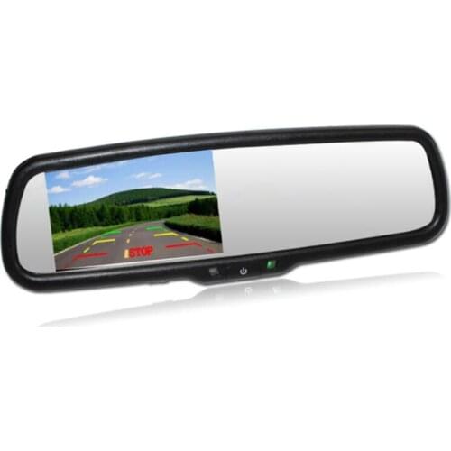 4.3' Inch Parking Rearview Mirror Monitor Car Mounting Bracket And Anti Dazzing Rear View Monitor For VW Tiguan Passat Sagitar