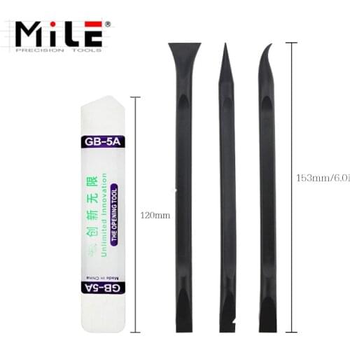 MILE 4 in 1 Opening Tools Anti-static Nylon Spudger Set Stainless Steel Thin Blade for Mobile Phone Tablet Repair