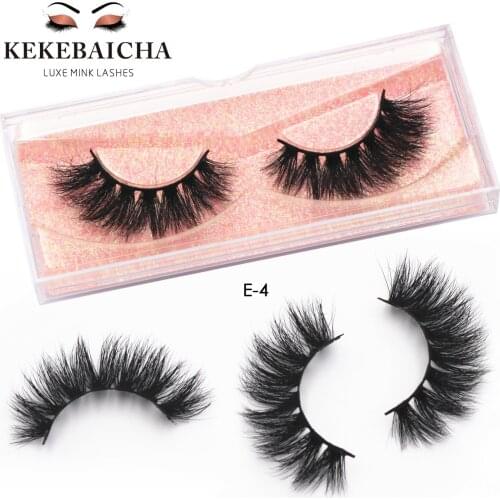 KEKEBAICHA False Eyelashes Crisscross 3D Mink Lashes Dramatic Mink Lashes Makeup Handcrafted Mink Hair Lashes Soft Eyelashes