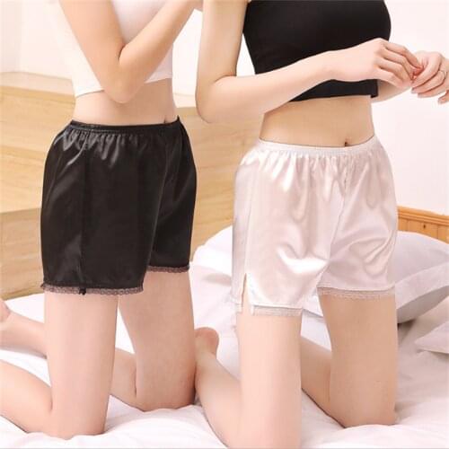 New Fashion Women Girls Satin Knickers Panties Safety Shorts Lolita Cosplay Lace Pumpkin Bloomers Short Underwear Underpants