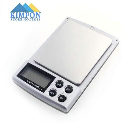 Wholesale) 50pcs/lot 1000g x 0.1g Digital pocket scales Balance Jewellery Scale 0.1 electronic weighing handy scale 0.1g