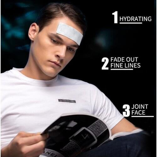 Mens Forehead Wrinkle Patch To Remove Fine Lines, Anti-Aging Moisturizing Veneer Pad To Prevent Skin Wrinkles