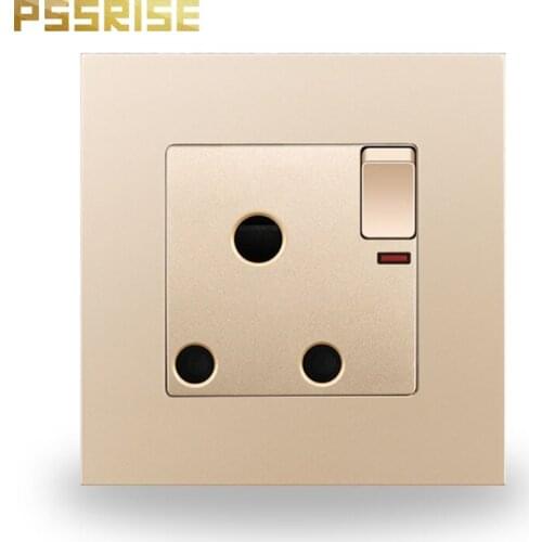 A08 Air conditioning water heater socket Tempered Glass Panel Wall Outlet Household Socket Home Improvement bathroom accessories