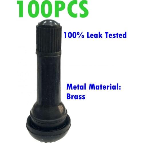 100pcs Wheel accessories Schrader tubeless tyre tire valve stem TR414 for Car