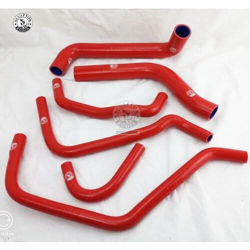 Silicone Radiator Hose For Alfa Romeo 156 2.0 (6pcs) RED/BLUE/BLACK