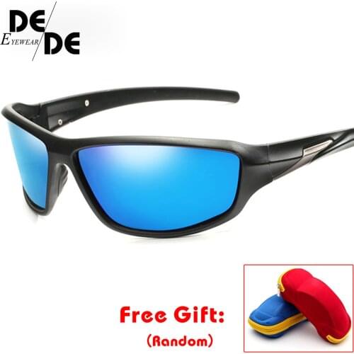 Men Polarized Sunglasses Women Black PC Frame Sun Glasses Fashion Driving UV400 Goggles Gafas G060 with box