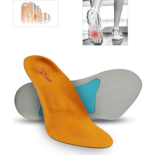 PCSsole 3/4 length insoles for flat feet arch support orthopedic inserts for Plantar Fasciitis Heel Spurs Bunions Pronation 669