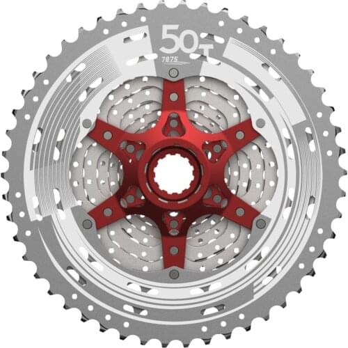 SUNRACE CSMX80 MX 11-Speed Cassette 11T-50T Wide Ratio Sprocket Fluid Drive Plus MTB Bikcycle Cards type Cassettes