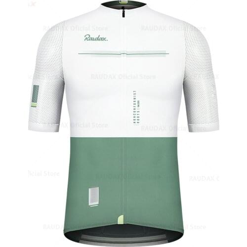 Cycling Jersey Raudax 2021 Summer MTB Bike Clothes Shirt Mens Cycle Clothing Ropa Ciclismo Hombre Breathable Bicycle Shirts