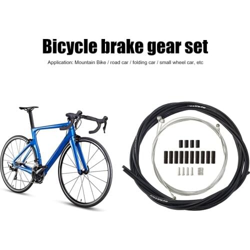 Bicycle Brake Cable Shift Line Set Carbon Steel MTB Mountain Road Bike Tube Cables Wire Speed Pipe Line Core Housing Group Acces