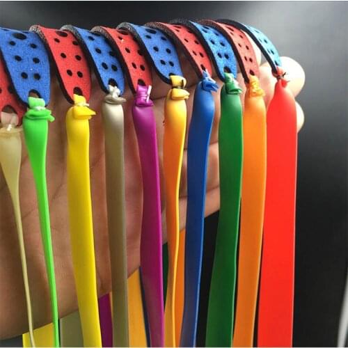 High quality slingshot rubber band slingshot latex rubber Wholesal thickness rubber band used for catching fishing 5pcs/lot