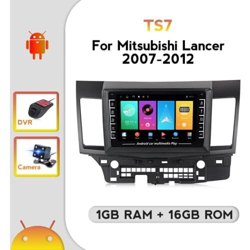 YELLOBERRY GPS multimedia navigation for Mitsubishi Lancer 2007 2008 2009 2010 2011 2012 Android system car radio 2DIN IPS DVR