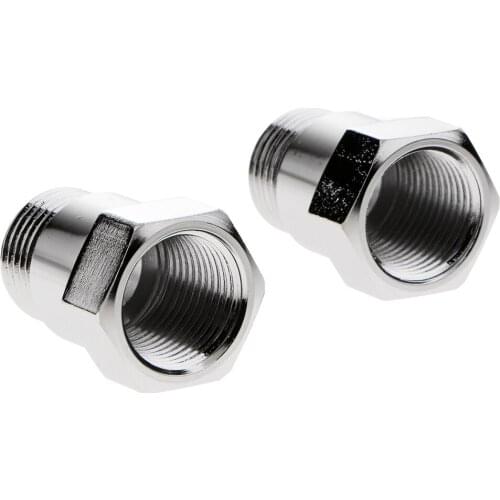 1 Pair M18*1.5mm O2 Oxygen Sensor Exhaust Bung Nut 32mm Long