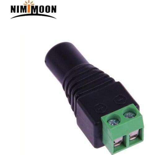 1Pcs 2.1 x 5.5mm DC Power Female Plug Jack Adapter Connector Plug for CCTV DVR LED Strip Light