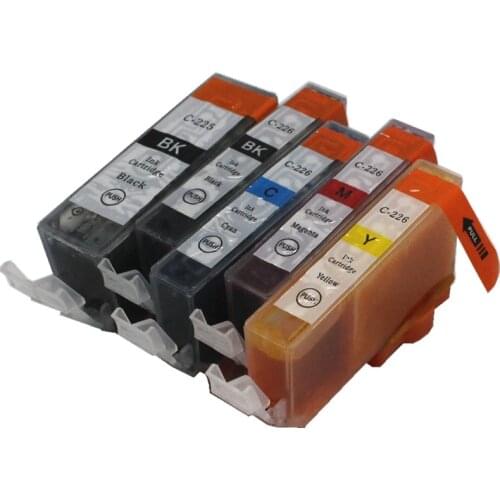 15pcs PGI 520BK CLI 521 BK C M Y 5 color ink cartridge For canon PIXMA MP540/MP550/MP560/MP620/MP630/MP640 printer