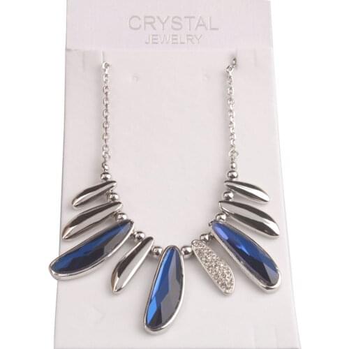 2PCS Fashion Geometry Pendant Clavicular Necklace