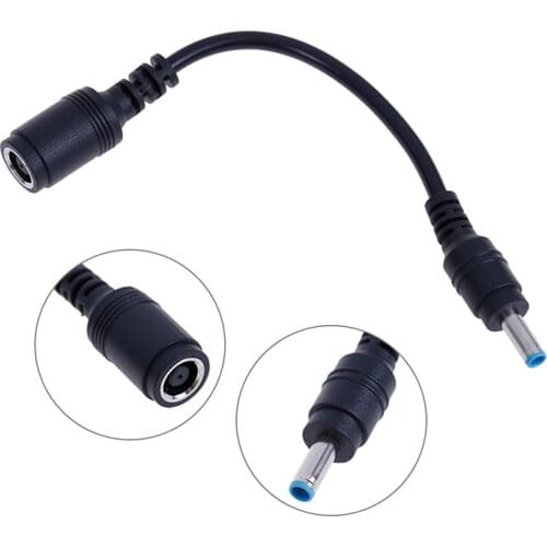 7.4*5mm Female To 4.5*3mm Male Plug DC Cable Power Adapter Connector for HP Dell Laptop