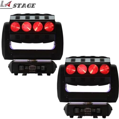 Free Shipping 2pcs/lot DJ Stage Device 16x10w RGBW 4IN1 Spider Led Moving Head Beam Light