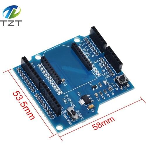 Bluetooth XBee Shield V03 Module Wireless Control For XBee ZigBee Board For Arduino Serial Adapter Module FT232RL IC 3.3V 5V IO