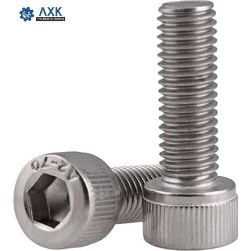 Bicycle Bolts Hex Socket Head Cap Screws 304 Stainless Steel M5 M6 Machine Household And Automotive Applications 10pcs Din912