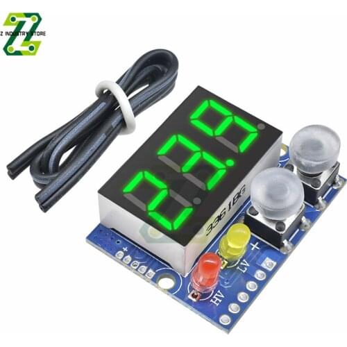 DC 0-99.9V LED Panel Digital Voltmeter With Alarm Indicator Voltage Display Meter Module Board Diy