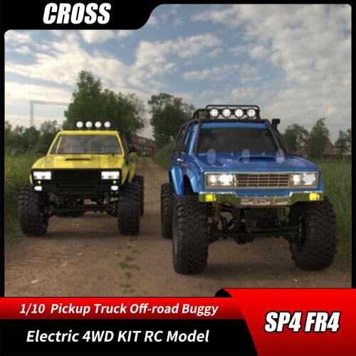 Cross RC 1/10 SP4 FR4 Pickup Truck Off-road Buggy Climbing Car Electric 4WD KIT Remote Control Model Adult Children Kids Gift