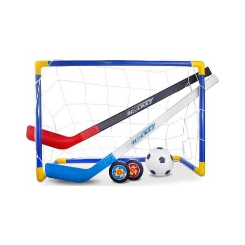 Children Sport Soccer Ice Hockey Gate Football Toy Educational Toys Outdoor Sports Toy Set Suit Indoor Fitness Equipment For Kid