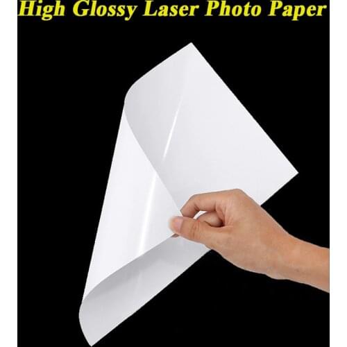 A4 Double Side high glossy photo paper for laser printer 105g 128g 157g 200g 250g 300g laser printing paper