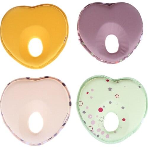 Head Shaping Baby Nursing Pillow Anti Roll Memory Foam Pillow Prevent Flat Head Neck Support Newborn Sleeping Cushion
