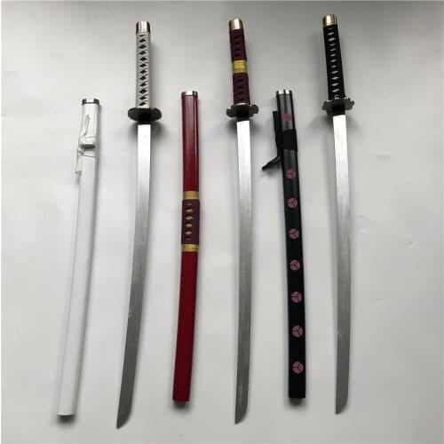 Cosplay Roronoa Zoro Sword Weapon Anime Armed Katana Espada Wood Ninja Knife Samurai Sword Prop Toys For Teens