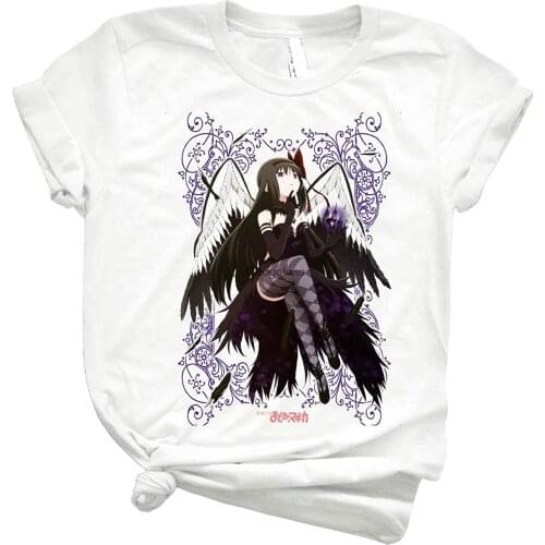 Homura Puella Magi Madoka Magica 48 Unisex TShirt For Men Or Women Vintage Retro Shirt Men Cotton Tees Harajuku Streetwear