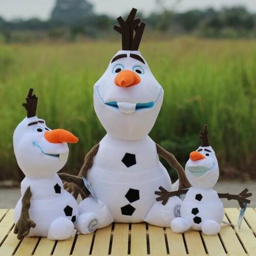 Disney Stuffed Animals Plush Toys Frozen 20cm 30cm 50cm Olaf Plush Kawaii Snowman Cartoon Plush Toys Doll Brinquedos Juguetes