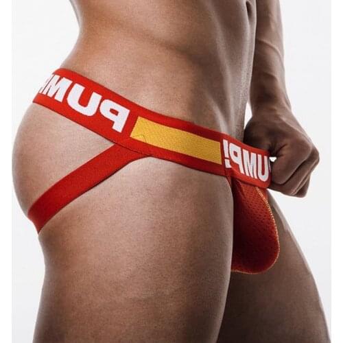 Slip Underwear Men Sexy Man Thongs Jockstrap Men Cotton G Strings Penis Mesh Panties Gay Bikini Breathable Lingerie Sissy Briefs