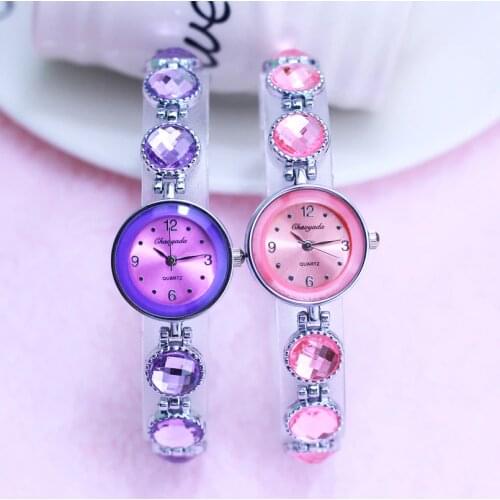 2019 Women New Luxury Crystal Rhinestone Fashion Style Hand Catenary Bracelet Watches Ladies Girls Wristwatches Quartz Watches