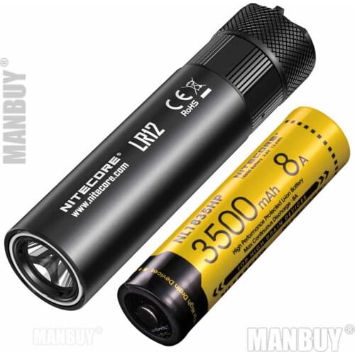NITECORE LR12 + 18650 Rechargeable Battery Retractable Diffuser Enables Lantern Flashlight outdoor Reading Camping Free Shipping