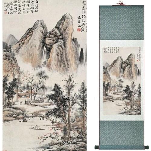 Landscape art painting Super quality traditional Chinese Art Painting Home Office Decoration 19121124