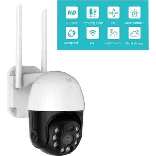 Py 3MP 2MP Security WIFI Camera Outdoor 1080P PTZ Speed Dome Wireless IP Camera CCTV Pan Tilt 4XZoom IR Network Surveillance