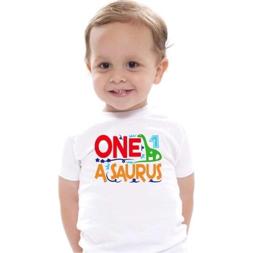 First Birthday Shirt One Saurus birthday Shirt Kids dinosaur Birthday Shirt Dino Birthday Shirt Toddlers cute Dinosaur Top