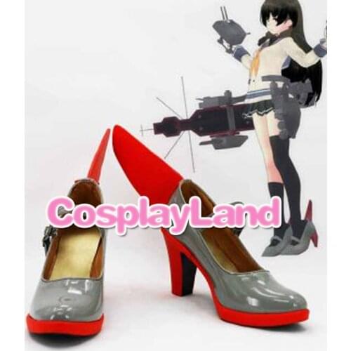 Customize Boots Kantai Collection Fleet Girls Isokaze Cosplay Boots Custom Any Size Anime Party Boots