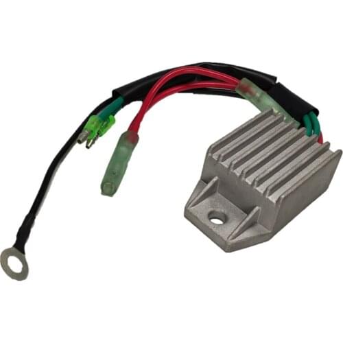 1PC Voltage Regulator Rectifier for 2 Stroke 15HP Outboard Motor Fishing Boats Motors Silver Aluminium Alloy Voltage Stabilizer