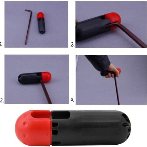 OOTDTY The Internal Hexagonal Wrench Plate Hand Auxiliary Handle For Labor-saving