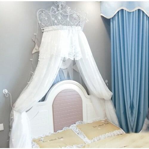 Bed curtain Princess wind gauze childrens room Nordic bed curtain decoration bedside yarn Nordic household mosquito net