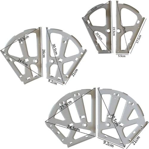 1Pair Stainless Steel Furniture Hinge Shoe Drawer Cabinet Hinge Rack 1/2/3 Layer