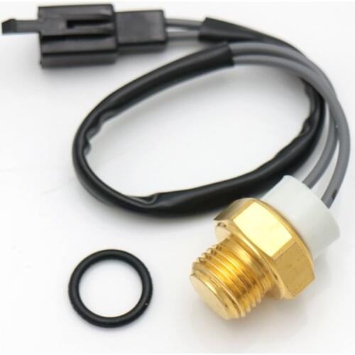 Evomosa Motorycle Water Temperature Sensor Thermostat Radiator Fan Switch For Suzuki GSXR600 750 1100 GSF250 VX800 VZ800 RF900
