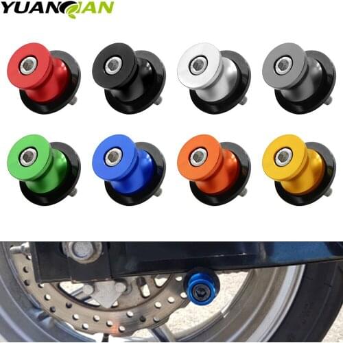 For Honda CBR LOGO Motorcycle Blue CNC Aluminum Swingarm Spools Slider For Honda CBR 600 954 1000 RR Universal