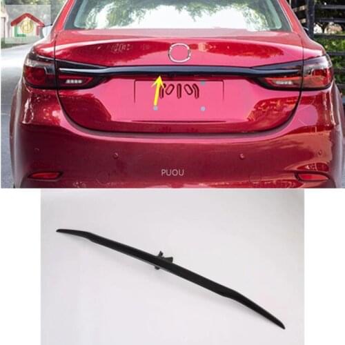For Mazda 6 Mazda6 Atenza 2019 2020 Car body cover protection Bumper ABS Chrome trim rear back tail bottom hoods pedal moulding
