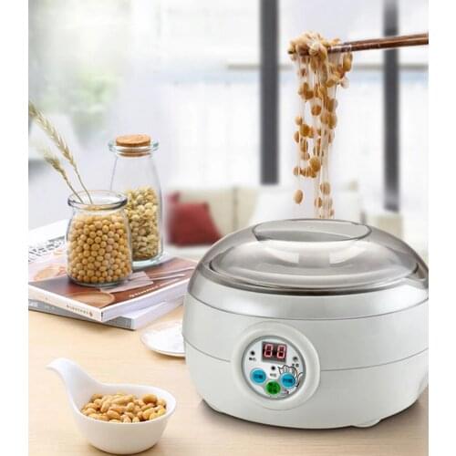 Electric Automatic Yogurt Natto Rice Ice Maker Machine Cuisine Container 1.5L